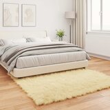  Tepih od umjetne ovčje kože TAFALLA Krem 120 x 120 cm Poliester | Eponuda.ba