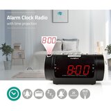 Nedis CLAR005BK - Radio-budilnik sa LED displejem i projektorom 230V | Eponuda.com