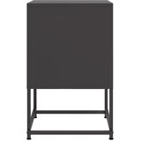  Noćni ormarić crni 36 x 39 x 60,5 cm čelični | shoptok.hr