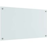 vidaXL Zaščita za kuhinjo Bela 90 x 50 x 0.8 cm kaljeno steklo | Shoptok.si