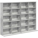 Cd ormar 2 kom. Betonska siva 65 x 23,5 x 97,5 cm | shoptok.hr