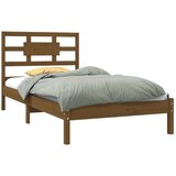  Za krevet od masivnog drva smeđa boja meda 100 x 200 cm | shoptok.hr