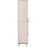  Kupaonski ormar Bijelo 38 x 33 5 x 160 cm Čvrsto drvo manga - Bijelo | shoptok.hr