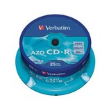 Verbatim CD Disk 700 MB, 80min, 52x, Crystal 25kom | shoptok.hr