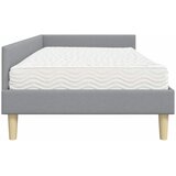  Kutni krevetni okvir s madracem 2 kom. Svijetlo siva Svjetlosiva 100 x 200 cm | shoptok.hr
