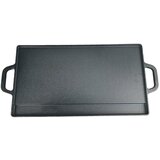 Grill King cast iron bbq dvostranska žar plošča z integriranimi ročaji, 38x28 cm, (21567570) | Shoptok.si