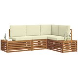  Setovi sofa s jastukom 4 Komad Prirodna i krem | shoptok.hr