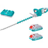 TOTAL TOOLS akumulatorske škare za živicu 3600spm /650mm /P20S (SET Baterija 2x2Ah, 2xPunjač) (THTLI400282) u
