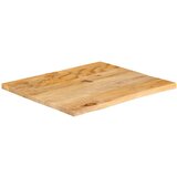 Stolna Mizna plošča z naravnim robom 60x60x3,8 cm trden mangov les, (21412324) | Shoptok.si