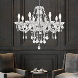  Luster na lancu CRISTALLO 8xE14/60W/230V sjajni hrom | Eponuda.com