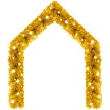  Božićna girlanda s LED svjetlima 5 m zlatna | shoptok.hr