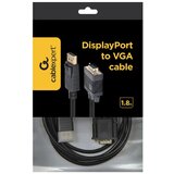 Gembird CCP-DPM-VGAM-6 video cable adapter 1.8 m VGA (D-Sub) DisplayPort Black | shoptok.hr