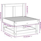  Vrtni sredinski kavč trdna borovina | Shoptok.si