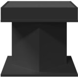  Stolić za kavu LED crni 50x50x45 cm od konstruiranog drva | shoptok.hr