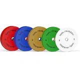 Body Revolution olimpijske uteži za odbijače, barvne, 30 kg, SET, 2 x 5 kg, 2 x 10 kg, (5000262534)