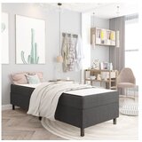  Posteljni okvir boxspring sivo blago 100x200 cm | Shoptok.si