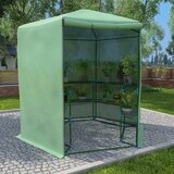 vidaXL Rastlinjak s policami iz jekla 227x223 cm Cene