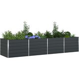  Sadilica Antracit 385 x 100 x 75 cm Cinkani čelik | shoptok.hr