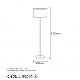 Opviq Way 11612 Podna lampa, mesing | Eponuda.ba