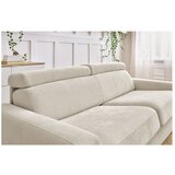 Bobochic Paris Kremno bela raztegljiva kotna sedežna garnitura Monaco – | Shoptok.si