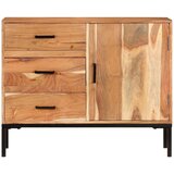  Komoda 88 x 30 x 73 cm od masivnog bagremovog drva | shoptok.hr