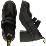 Dr. Martens Čevlji s peto in s paščki 'Eviee' zlato-rumena / črna | Shoptok.si