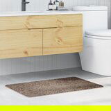 vidaXL Smeđa Pamuk 60 x 90 cm Kupaonska prostirka Pravokutna | shoptok.hr