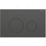 Geberit Sigma40 Round Tipka za dvokoličinsku tehniku ispiranja brušeni crni hrom easy-to-clean 115.628.QD.1 | ePonuda.com