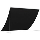 Nadstrešnica Crna 150 x 150 cm 180 g / m² poliester s PU premazom | shoptok.hr