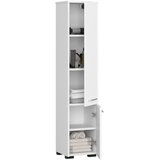 AKORD Fin Visoka Kopalniška Omara, 2 Vrata, Bela, (5000332662) | Shoptok.si