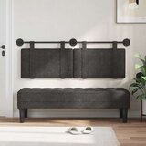  Držeće uzglavlje Zidne Crna 150 x 55 x 5 cm Antikni PU - Crna 140 cm bez LED | shoptok.hr