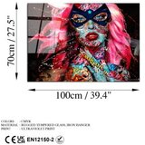 WALLXPERT UV-724 70 x 100 Multicolor Decorative Tempered Glass Painting | ePonuda.com