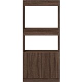 vidaXL Visoka omara rjavi hrast 63x33x140 cm inženirski les | Shoptok.si