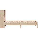  Krevet s regalom za knjige bez madraca 100x200 cm borovina | shoptok.hr