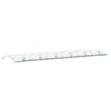 vidaXL Blazina za vrtno klop vzorec listov 180x50x7 cm oxford tkanina, (20657547) | Shoptok.si