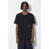 C.P. Company Pamučna majica Jersey Flap Pocket za muškarce, boja: crna, s tiskom, 16CMTS211A005697G