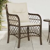 Maison Chic Vrtni stoli - Stol za vrt z blazinami 2 kosa rjav poli ratan JS2144, (21876804) | Shoptok.si