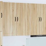 vidaXL Stenska kuhinjska omarica z vrati Sonoma hrast 50 x 31 x 100 cm | Shoptok.si