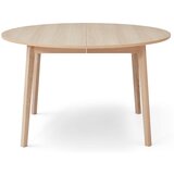 Hammel Furniture Okrogla raztegljiva jedilna miza z dodatno ploščo v hrastovem dekorju ø 130 cm Single – Cene