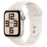 Apple pametna ura watch SE2 v3 gps 40mm starlight aluminium case - starlight sport band - s/m (mxef3qh/a) Cene