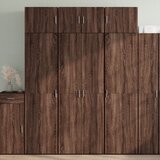 vidaXL Ormarić za pohranu boja hrasta 70x42,5x225 cm konstruirano drvo Cijene