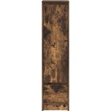 vidaXL Visoka ploča dimljeni hrast 29,5x34x119,5 cm izrađeno drvo | shoptok.hr