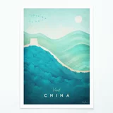 Travelposter Poster China, A3