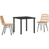 vidaXL 3-delni set za vrtnarjenje rjavega poliratan | Shoptok.si