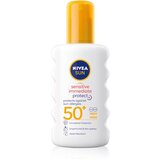 Nivea Sun Protect & Sensitive zaštitni sprej za sunčanje SPF 50+ 200 ml | shoptok.hr