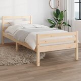 vidaXL Posteljni okvir iz trdnega lesa 75x190 cm 2FT6 Cene