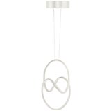 Opviq yin yang white - yellow light white chandelier Cene