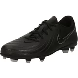 Nike Nogometni čevelj 'PHANTOM GX II CLUB' črna / srebrna