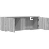  Zidni TV ormarić s LED svjetlima siva boja hrasta 100x31x35 cm | shoptok.hr