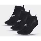 4f Women's Sports Socks Under the Ankle (3Pack) - Black
